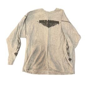 Harley-Davidson Gray Long Sleeve Shirt